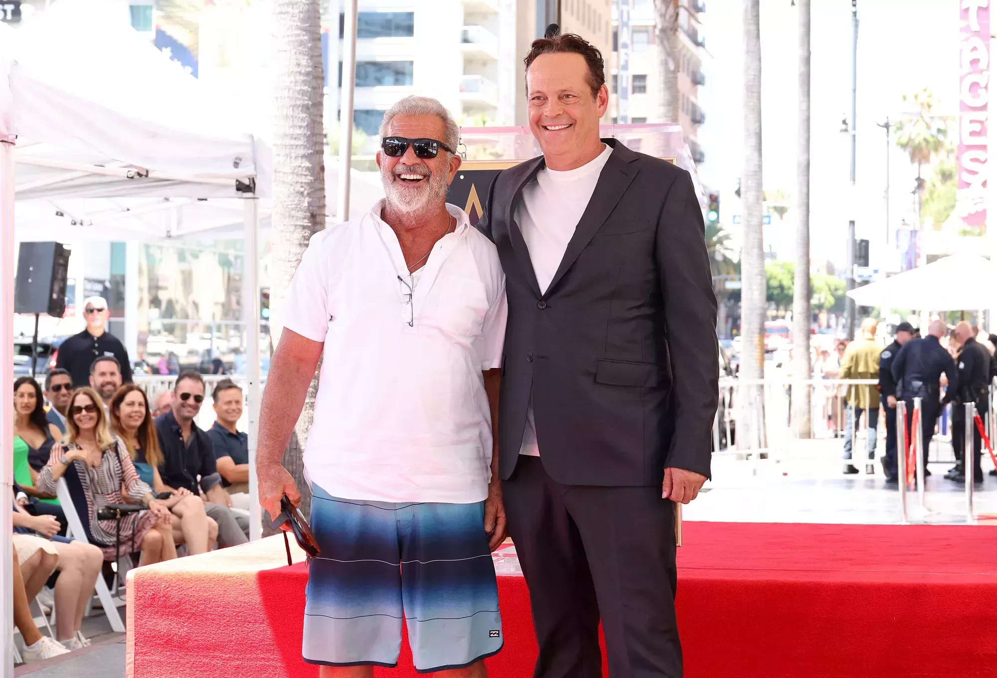 Vince Vaughn criticado por incluir a Mel Gibson en la ceremonia del Paseo de la Fama de Hollywood: 