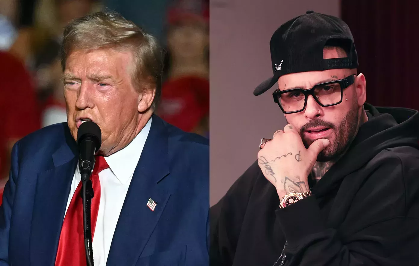 Donald Trump confunde al cantante de reggaeton Nicky Jam con una mujer en un mitin en Las Vegas