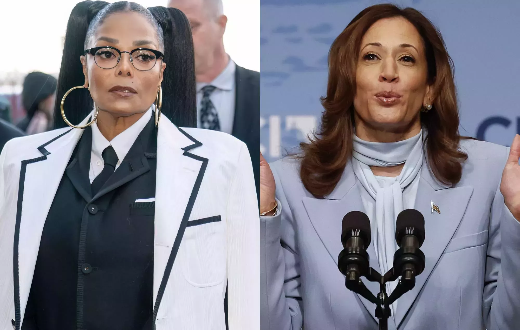 Janet Jackson cuestiona la etnia de Kamala Harris ante las elecciones presidenciales