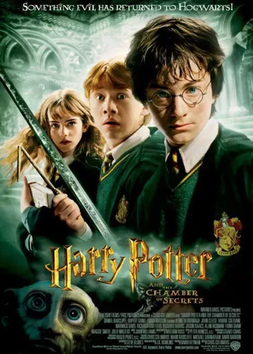 Harry Potter and the Chamber of Secrets promotional poster from 2002