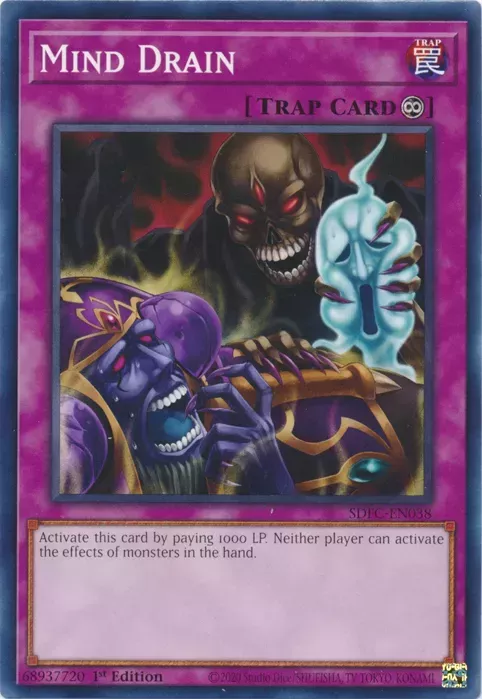 Mind Drain in the Yu-Gi-Oh! TCG/OCG.