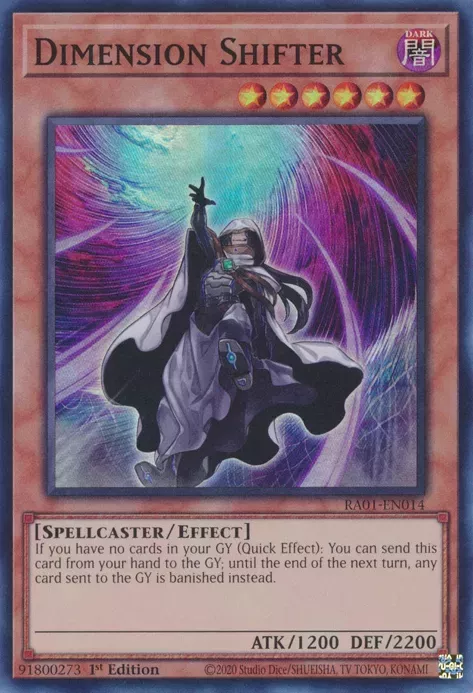 Dimension Shifter in the Yu-Gi-Oh! TCG/OCG.