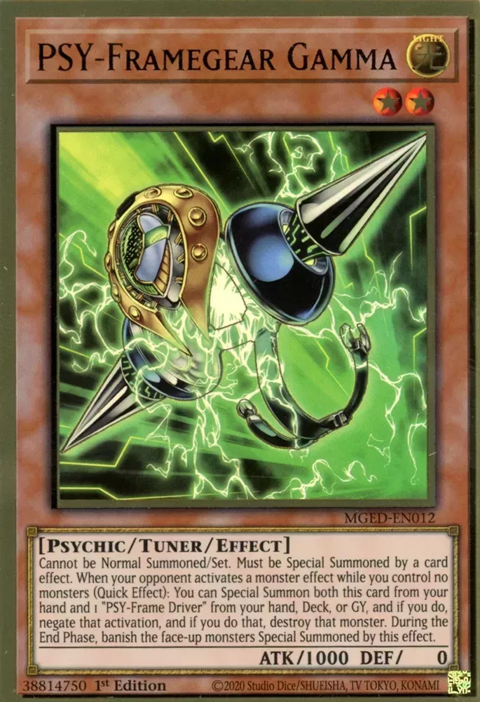 PSY-Framegear Gamma in the Yu-Gi-Oh! TCG/OCG.