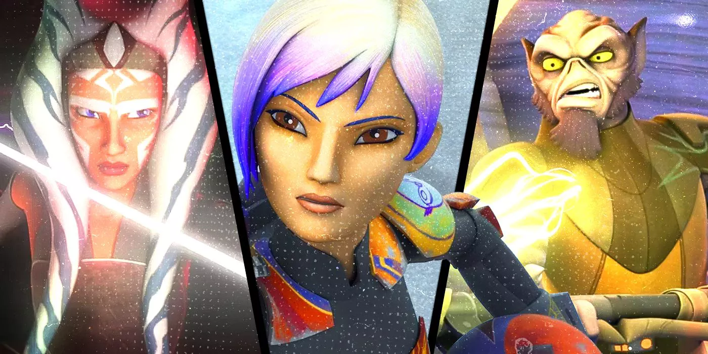 Ahsoka Tano, Sabine y Zeb Orrelios de Star Wars Rebels