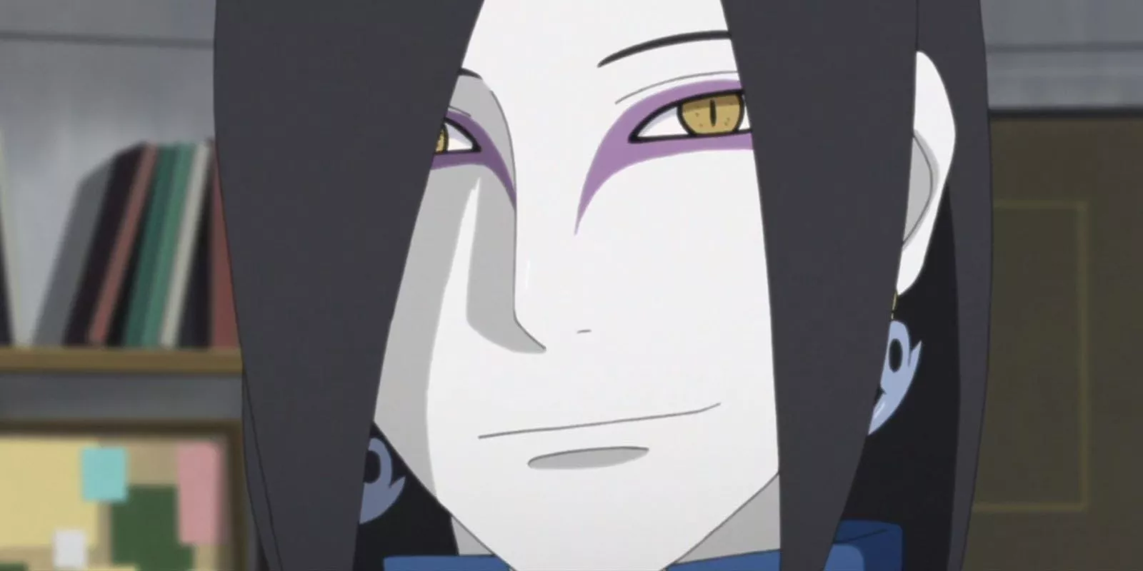 Orochimaru sonriendo