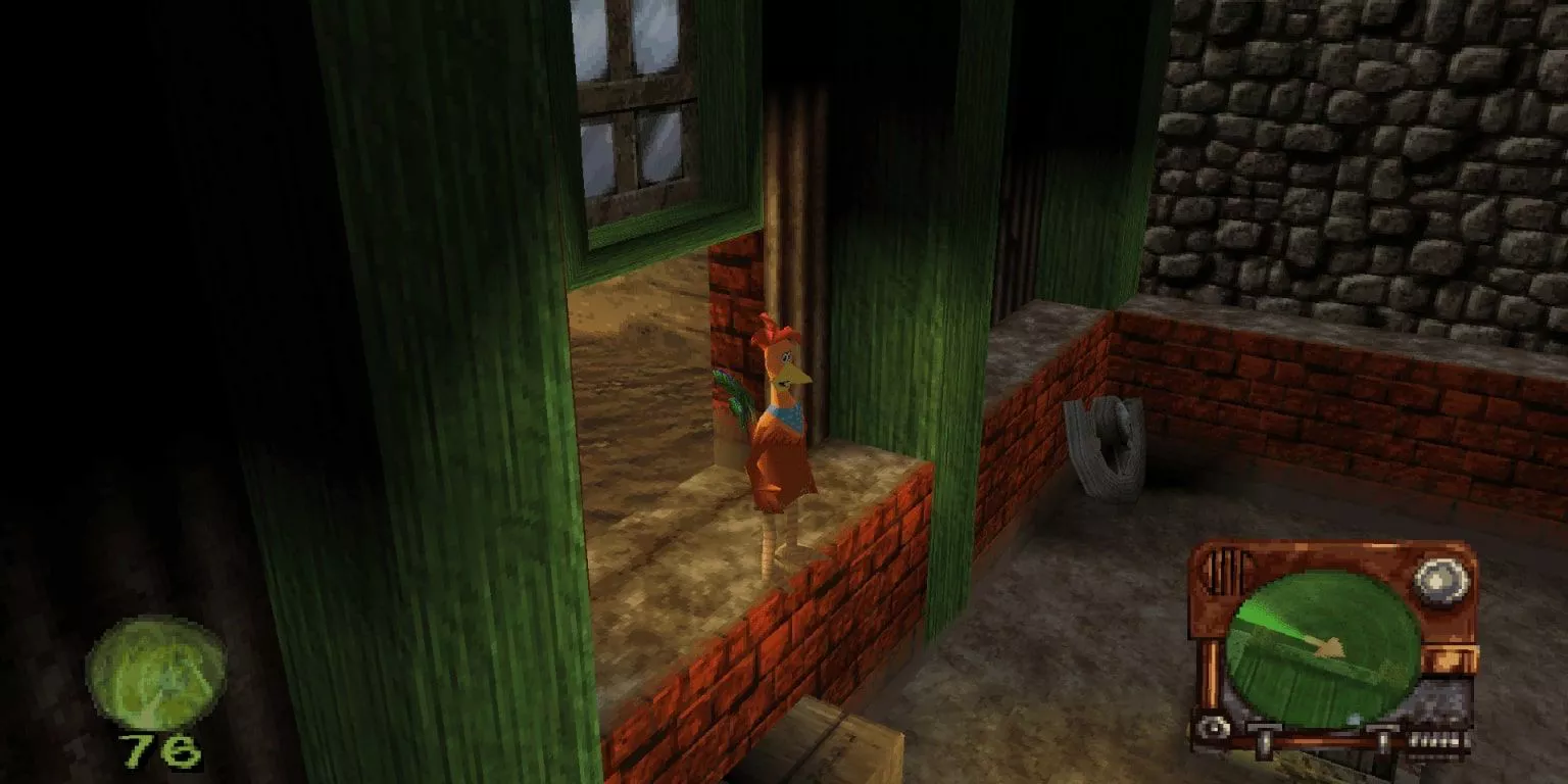 Rocky in the Chicken Run video game