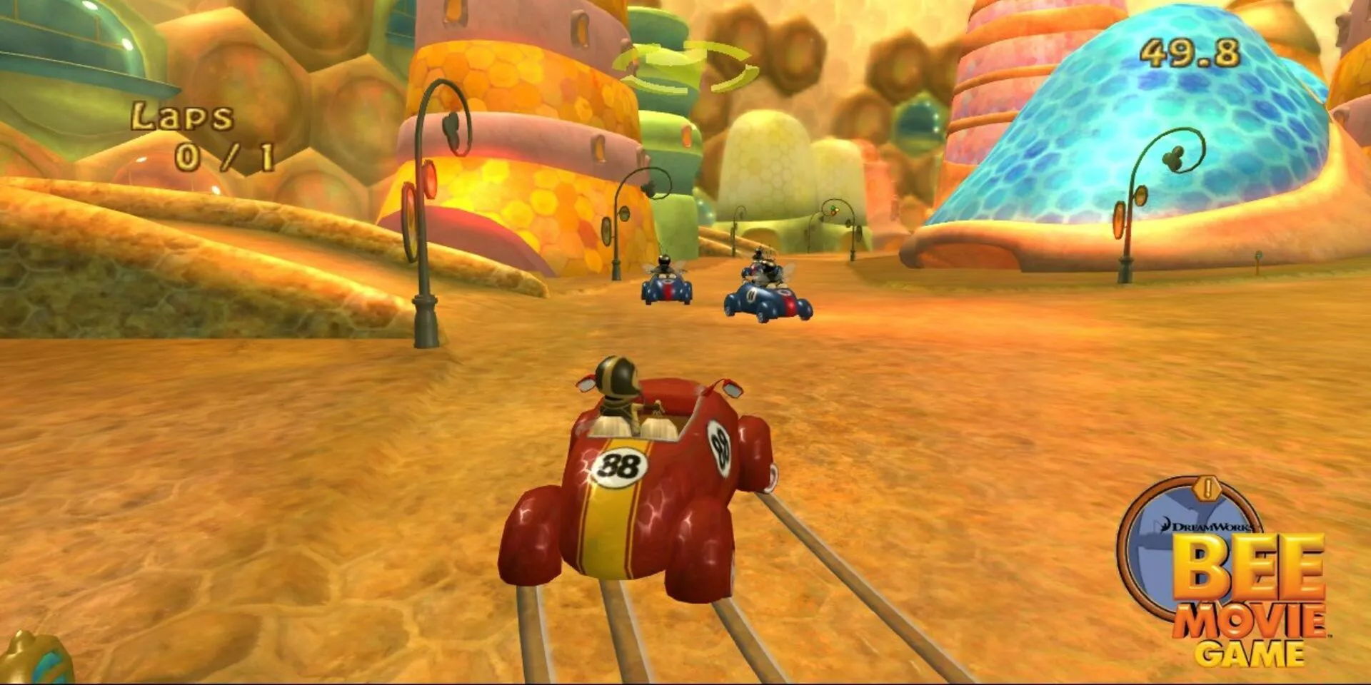 Racing level in Bee Movie Game