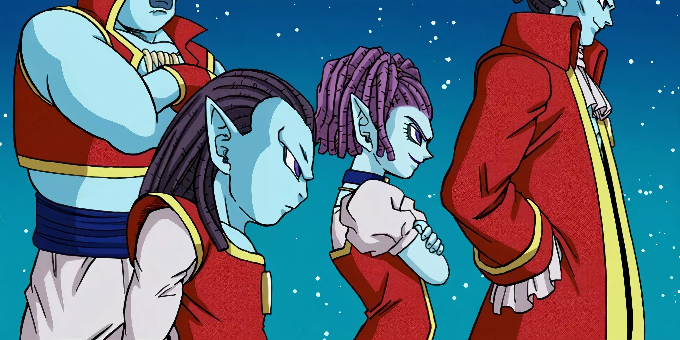 Gas se encuentra con sus hermanos de la Fuerza Heeter en Dragon Ball Super manga.