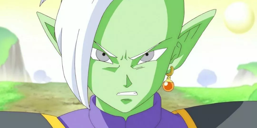 Zamasu luce frustrado en Dragon Ball Super.