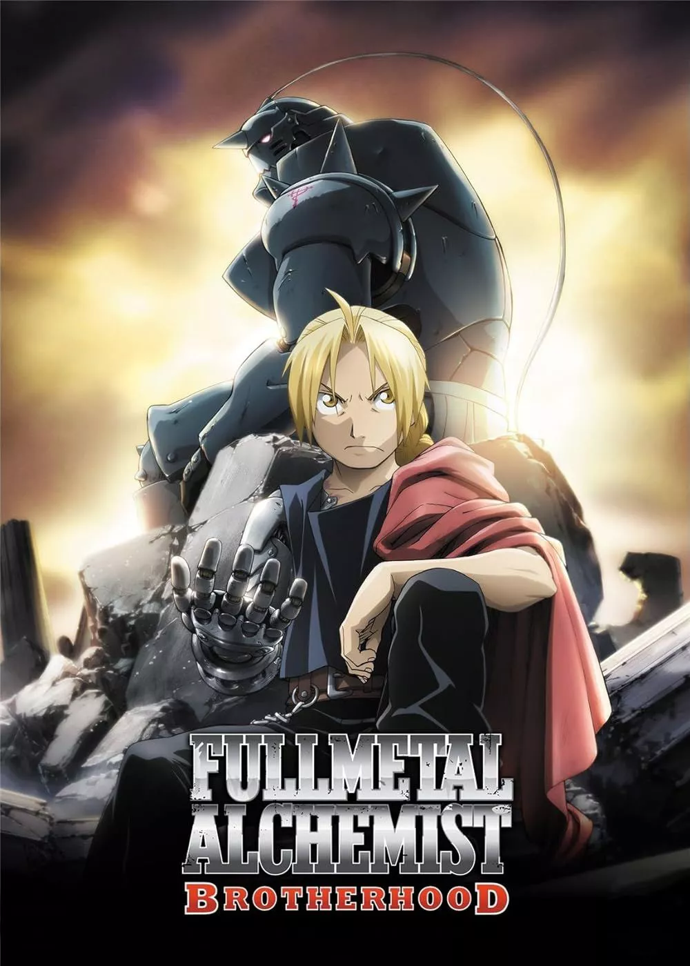 Edward and Alphonse Elric are on the poster of Fullmetal Alchemist: Brotherhood.