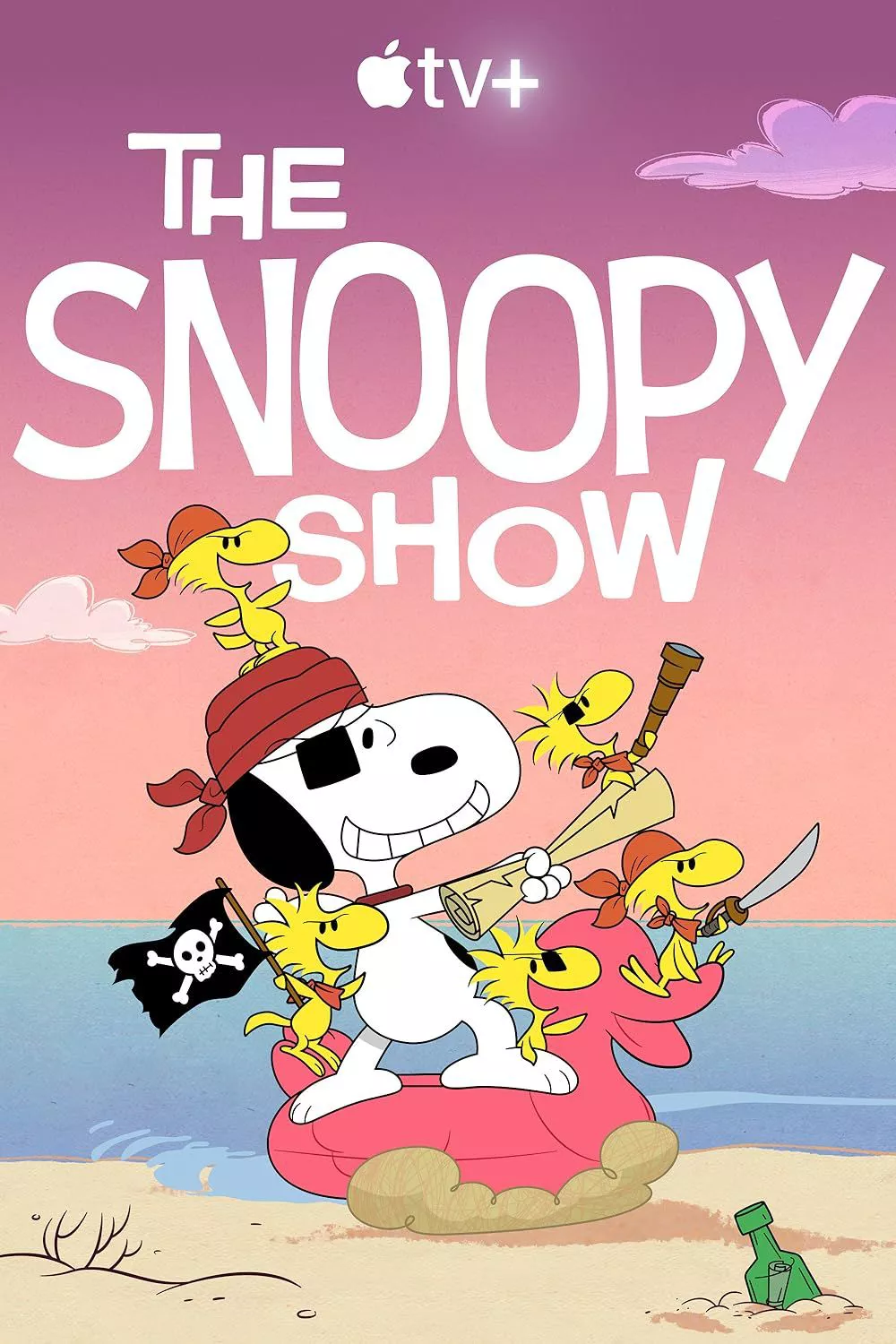 Snoopy, Woodstock and Birds As Pirates in The Snoopy Show