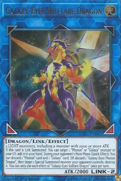 Galaxy-Eyes Solflare Dragon is phenomenal legacy support.