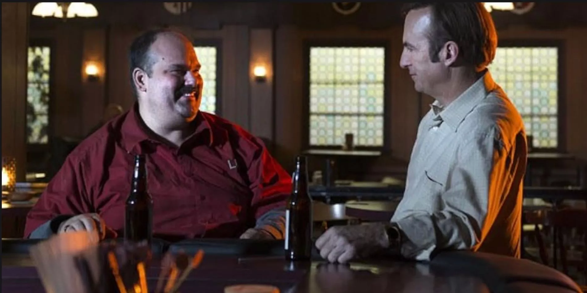 Mel Rodriguez's Marco Pasternak grifts with Jimmy in Better Call Saul.