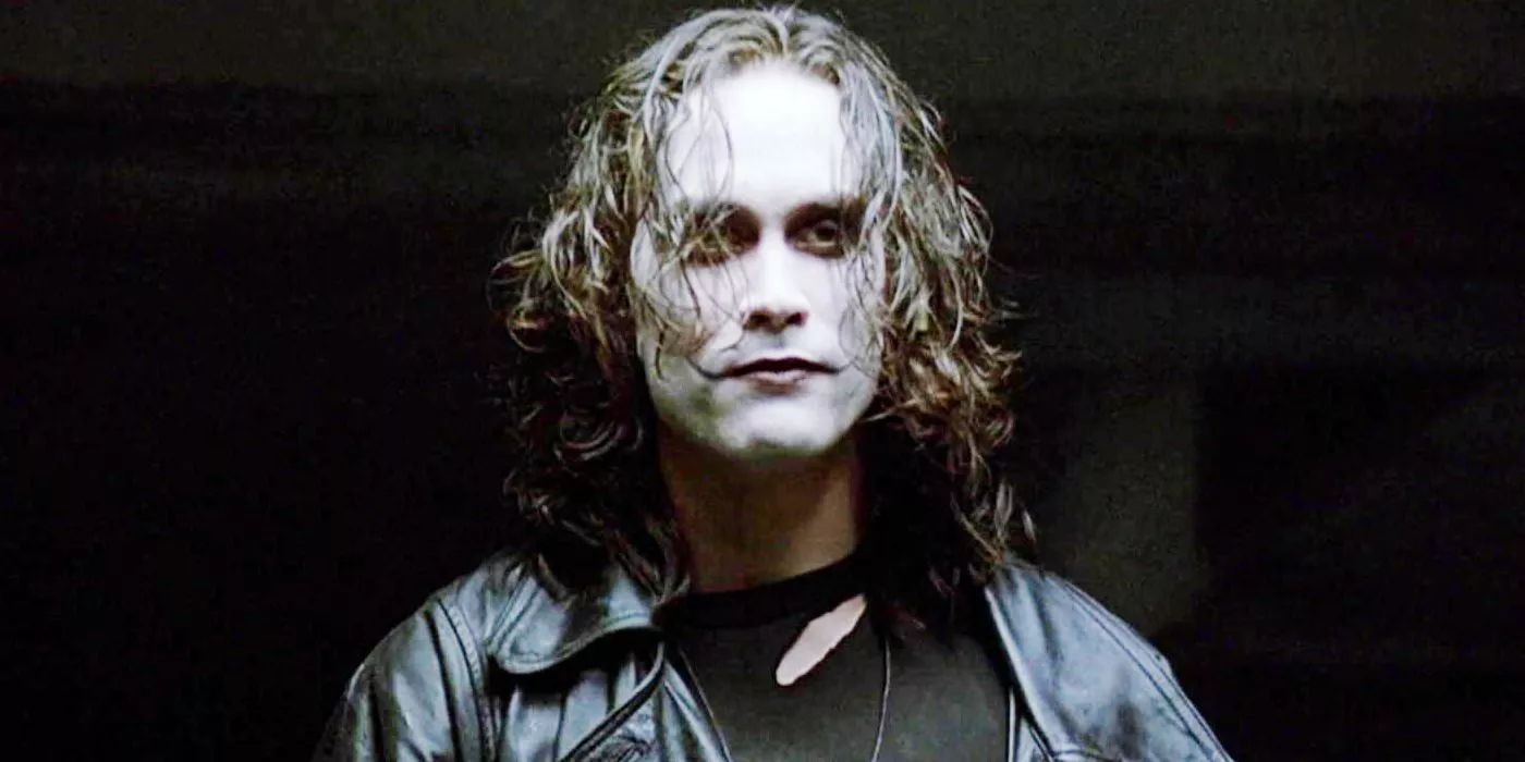 Brandon Lee in the Crow (1994).