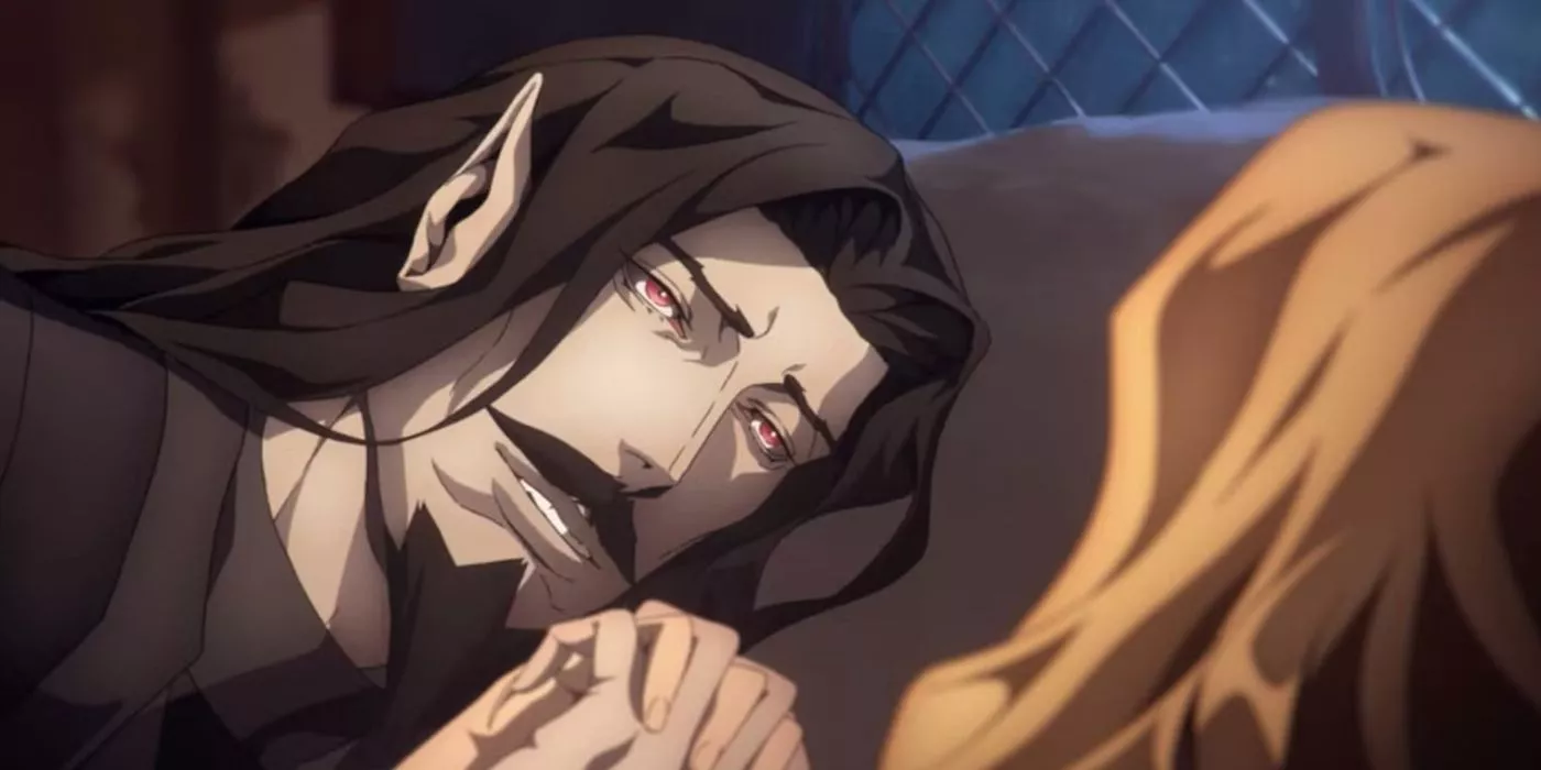 Dracula reunited with Lisa in Castlevania.