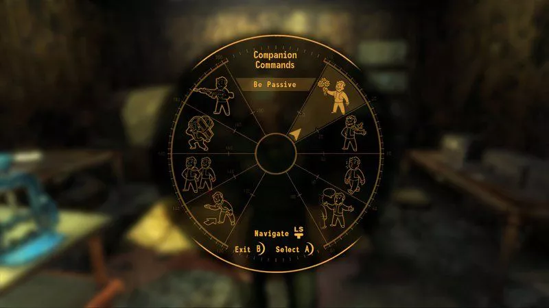 Fallout New Vegas Companion Wheel 