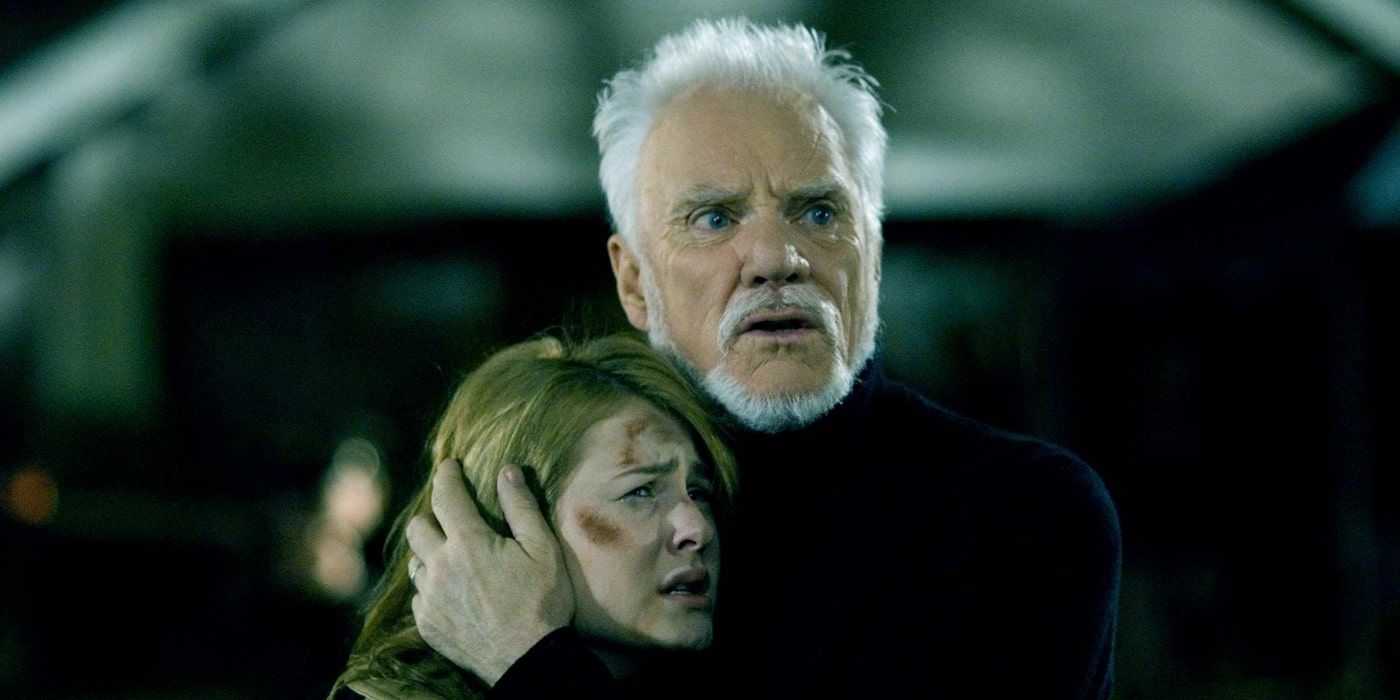 Malcolm McDowell as Dr. Loomis in Halloween (2007).