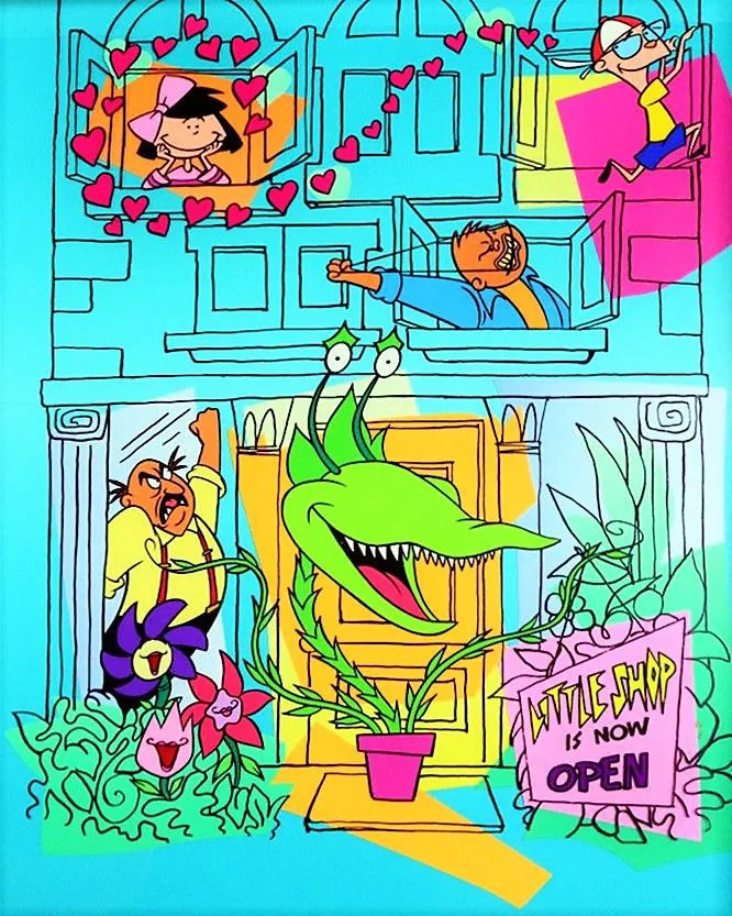 Little Shop 1991 Cartoon Poster