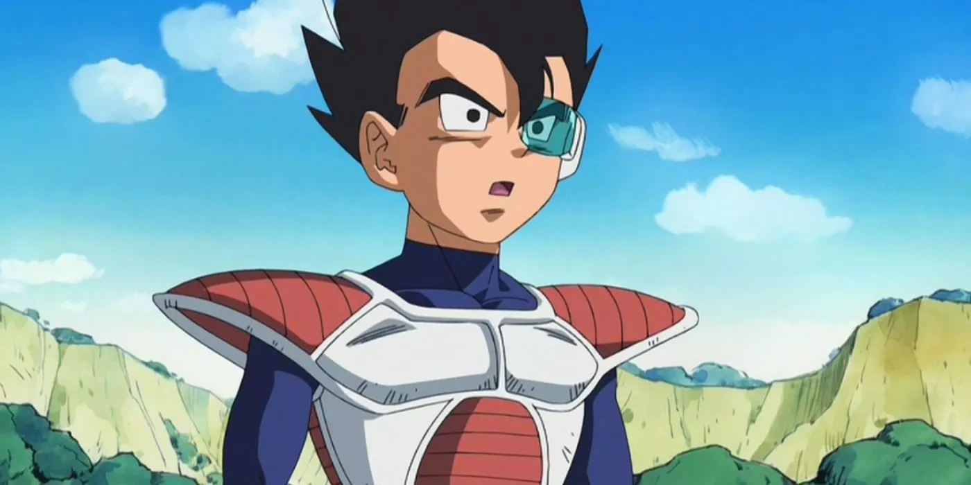 Tarble looks shocked in Dragon Ball: The Return of Son Goku and Friends!