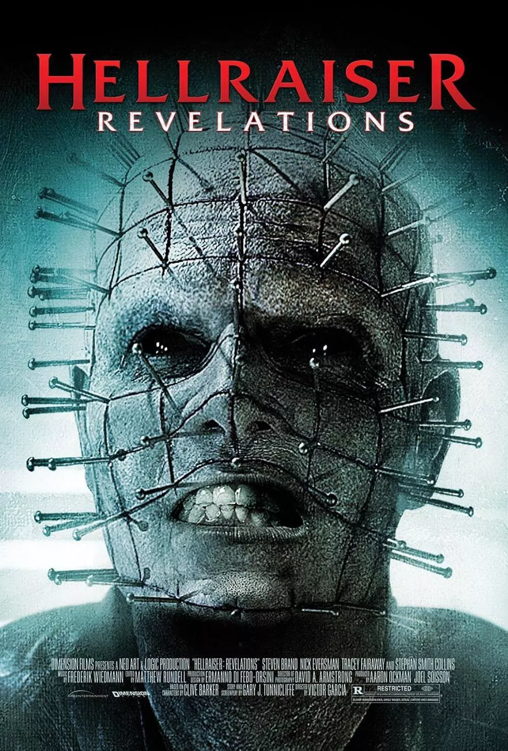 Pinhead appears to be on pain on the poster of Hellraiser Revelations