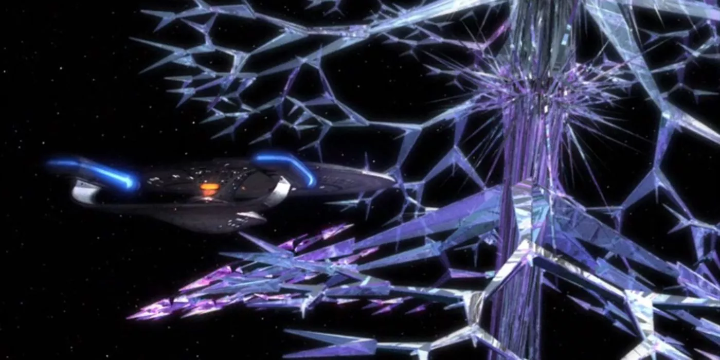 The Crystalline Entity in Star Trek The Next Generation Datalore