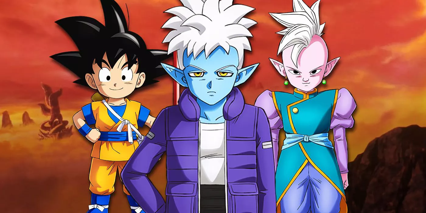 Glorio, Goku y Shin