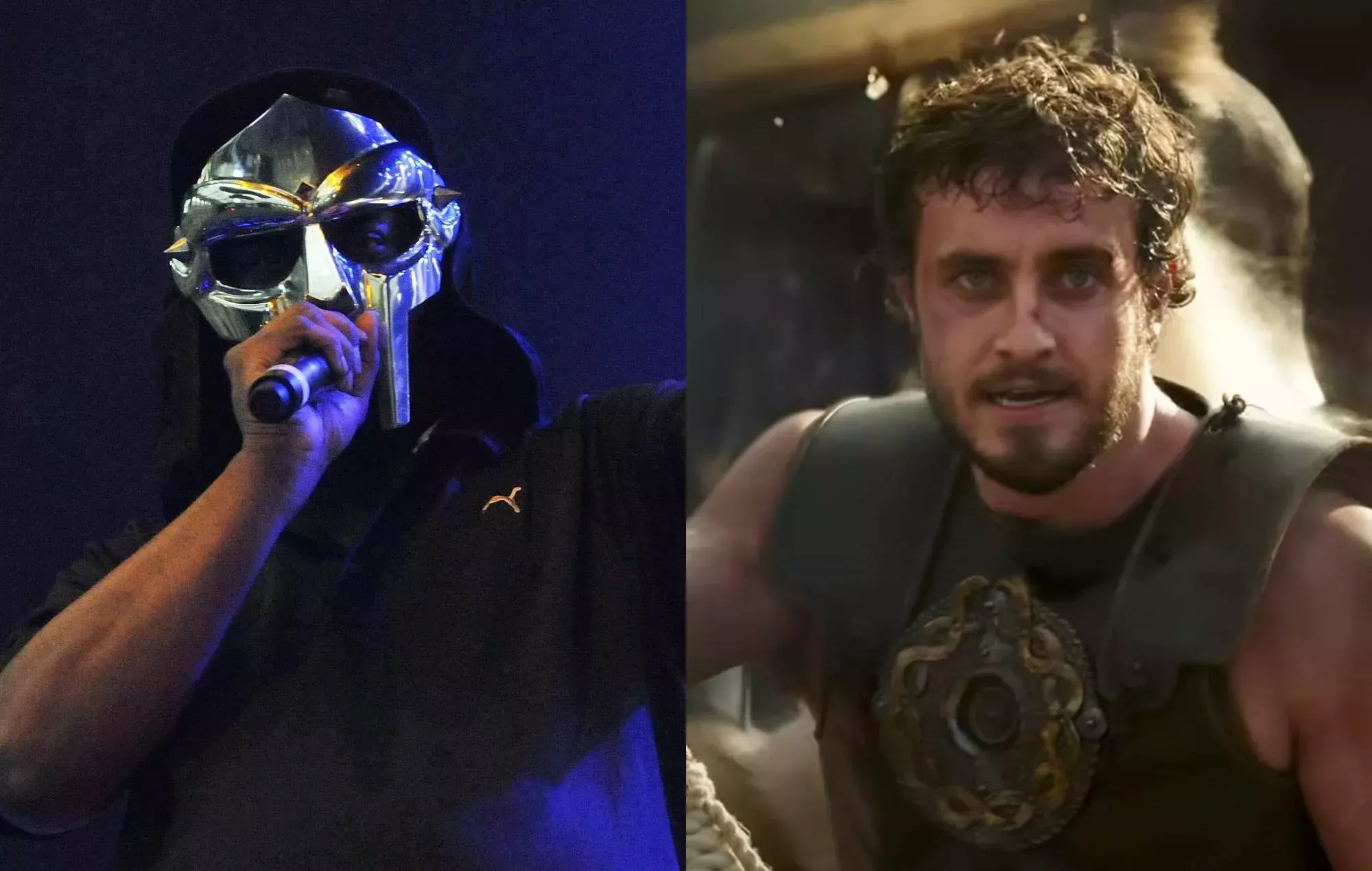 Los fans de MF DOOM reaccionan al cubo de palomitas de 'Gladiator II' que se parece a la máscara del fallecido rapero