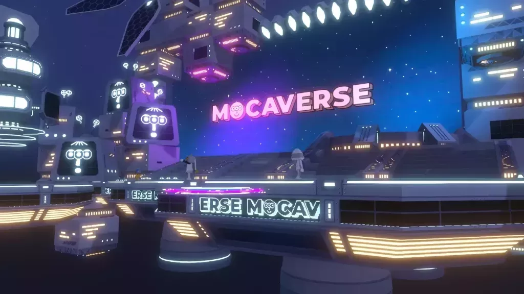 Mocaverse's Mocaland in The Sandbox