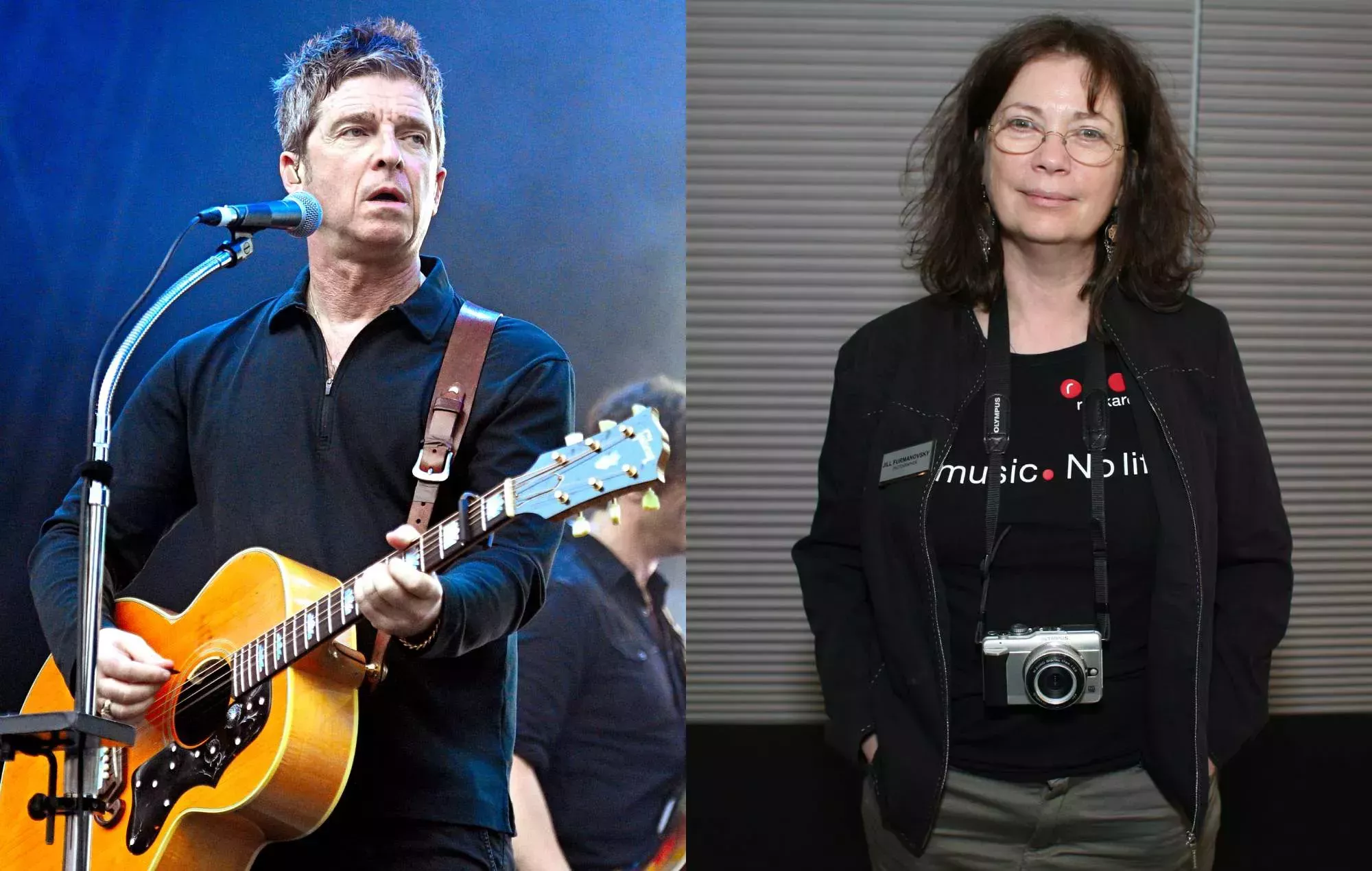 Noel Gallagher sorprende a Jill Furmanovsky, fotógrafa de Oasis, con un premio icono en los Abbey Road Music Photography Awards