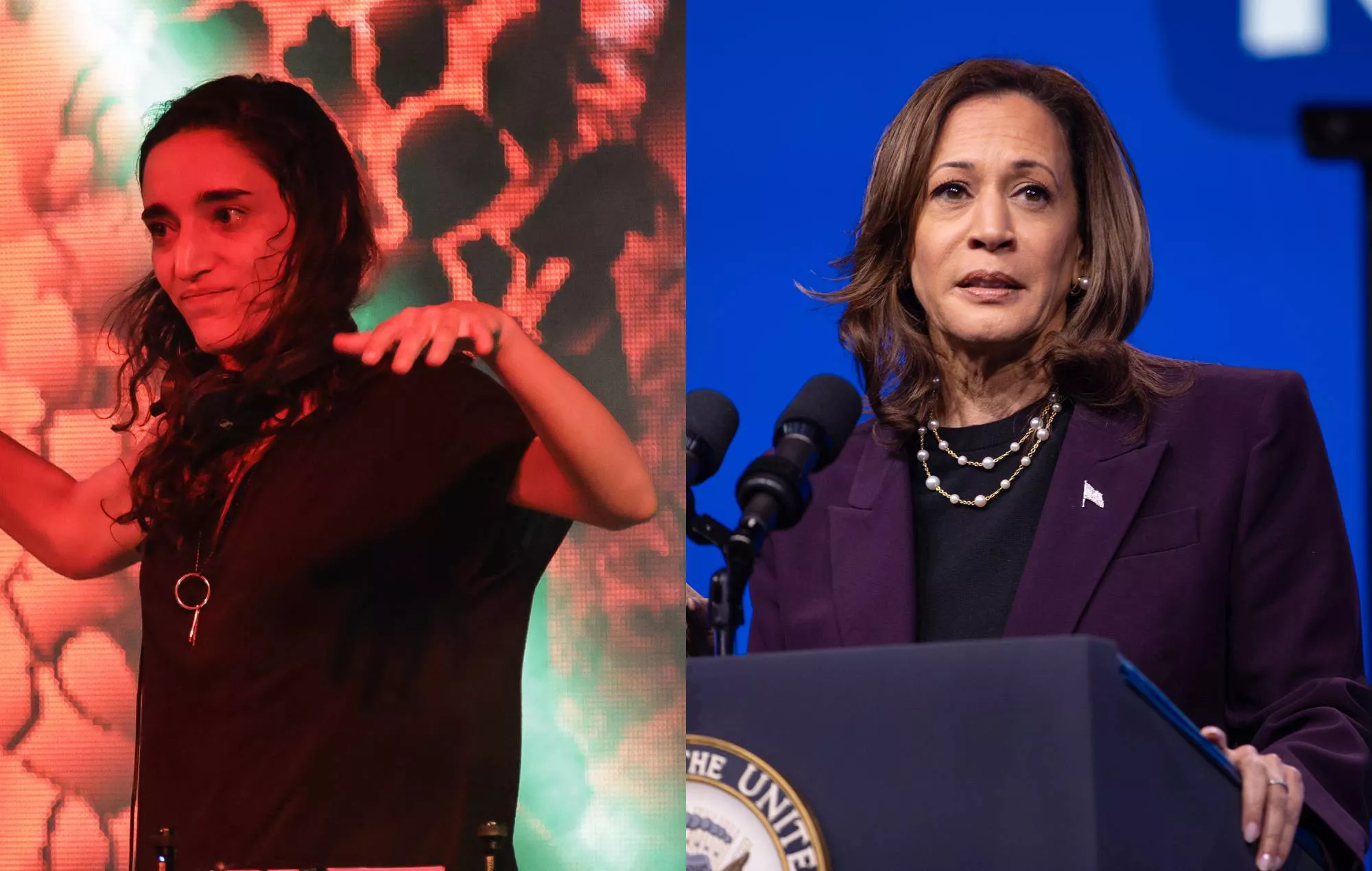 La DJ palestina Sama Abdulhadi critica a Kamala Harris por el uso 