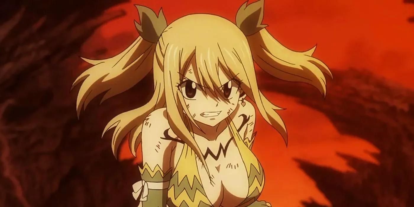 lucy en la forma de aquarius en fairy tail 2014.