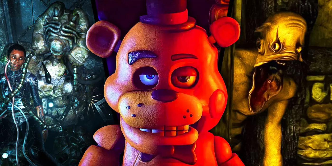 Images from SOMA, Five Nights at Freddy's, and Amnesia: The Dark Descent