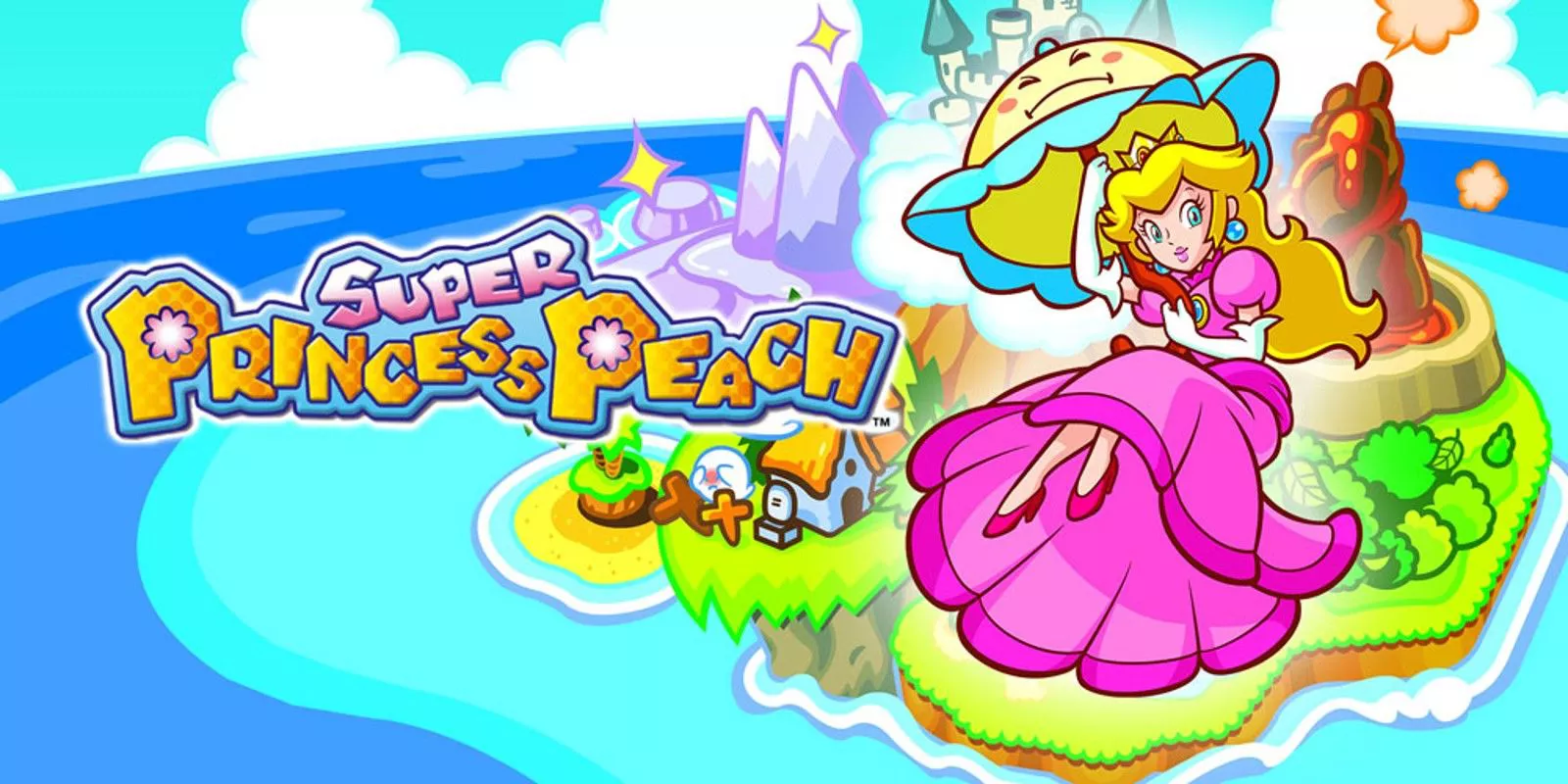 El arte clave de Super Princess Peach