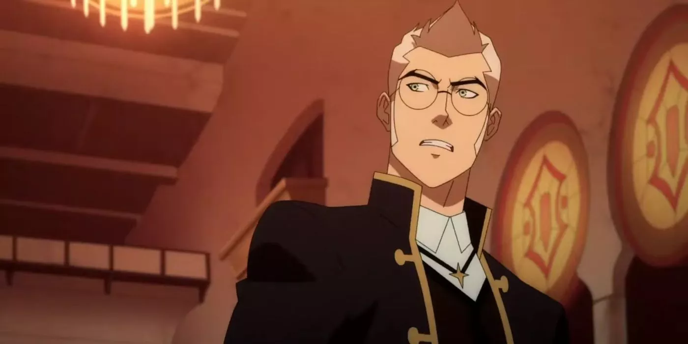 Percy de Rolo en un banquete en Critical Role The Legend of Vox Machina