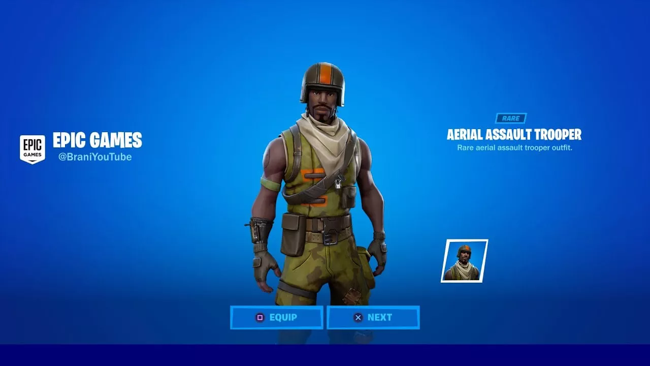 Aerial Assault Trooper Fortnite Skin