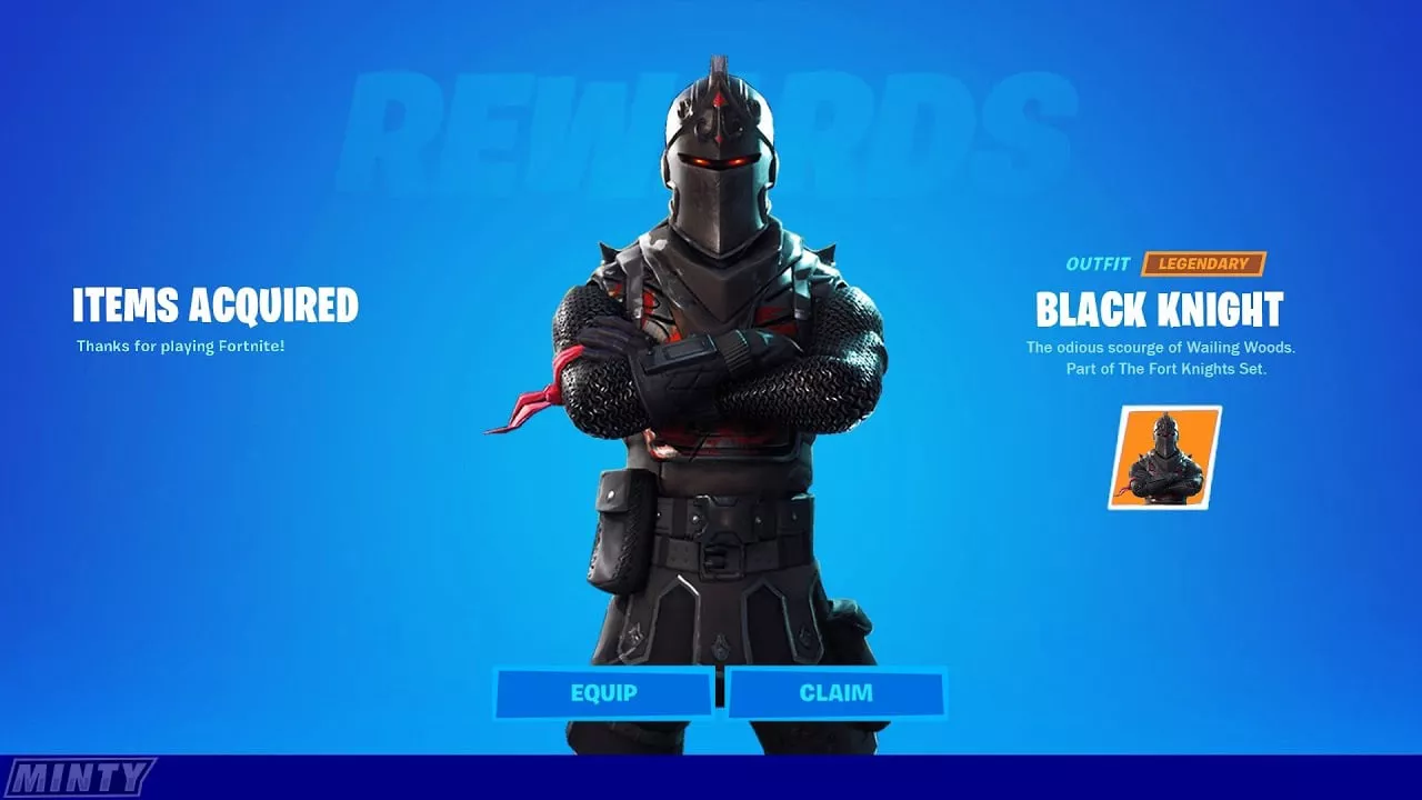 Black Knight Fortnite Skin