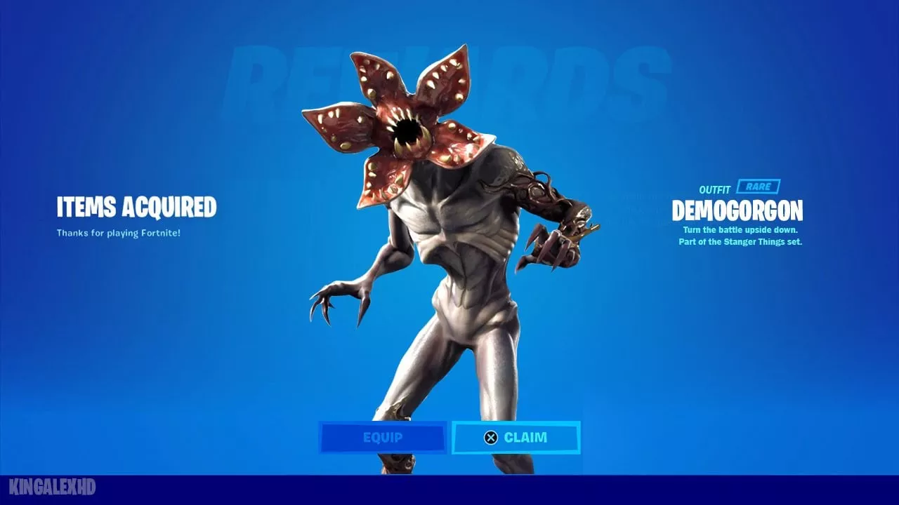 Demogorgon Fortnite Skin