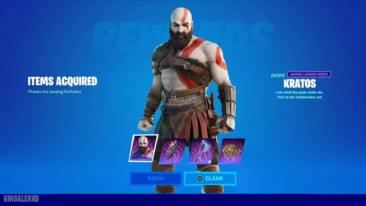 Kratos Fortnite Skin