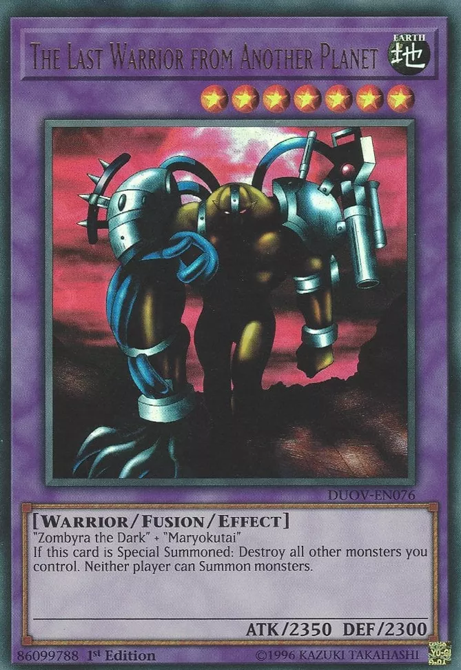 The Last Warrior from Another Planet en el TCG/OCG de Yu-Gi-Oh!