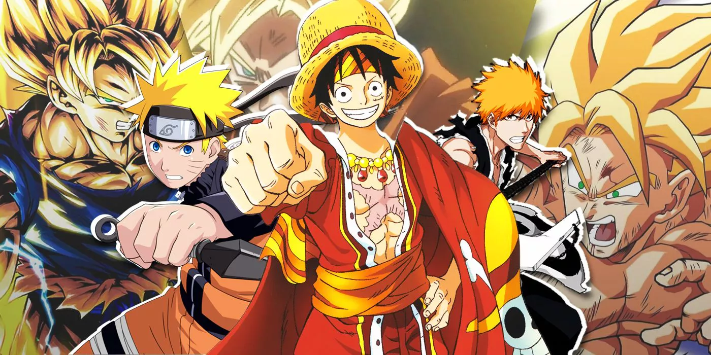 Luffy, Naruto, and Ichigo