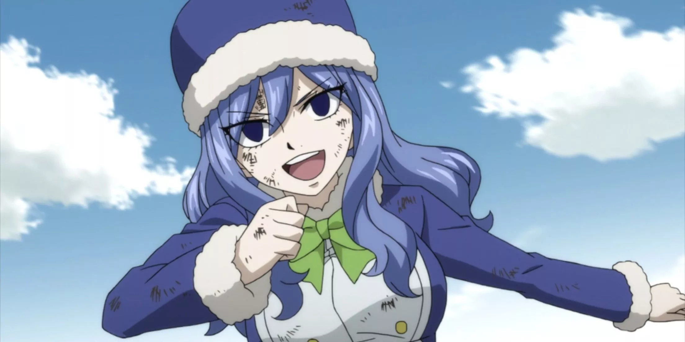 Juvia Lockser gets cocky in Fairy Tail anime.