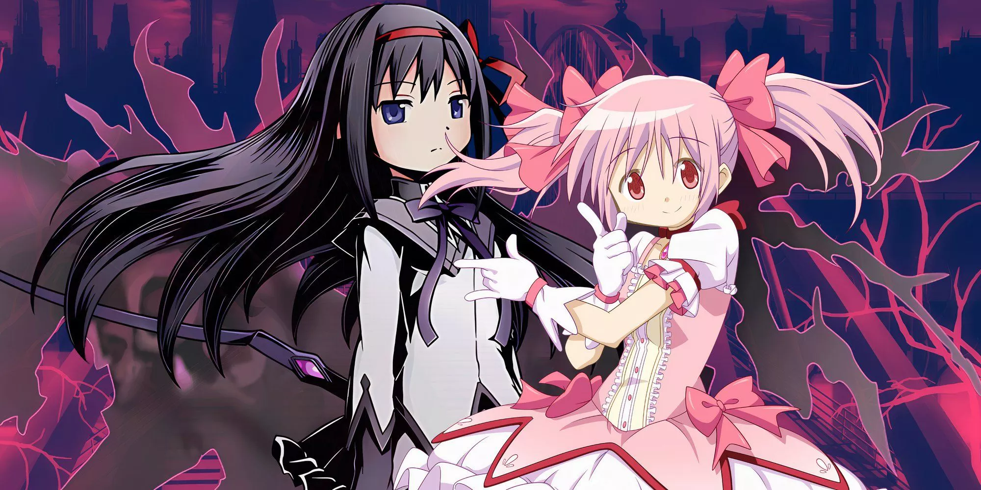 Custom Image of Homura and Kaname from Puella Magi Madoka Magika