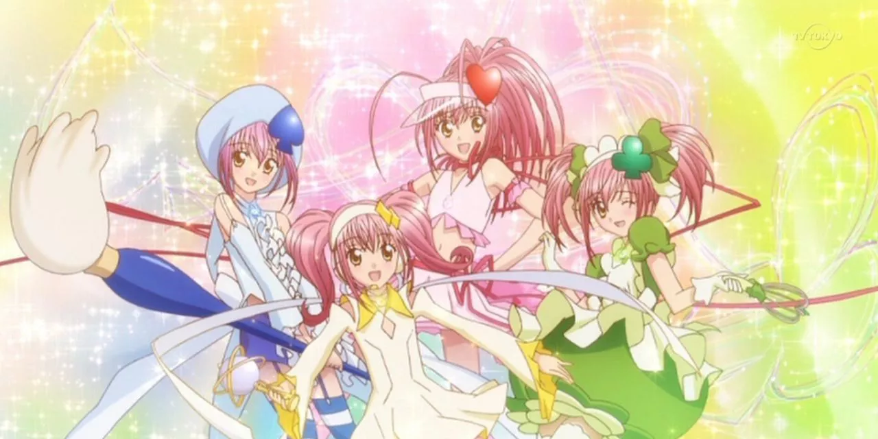 Transformaciones del personaje de Amu Hinamori en Shugo Chara.