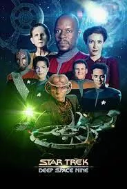 El elenco de Star Trek: Deep Space Nine en el póster oficial.