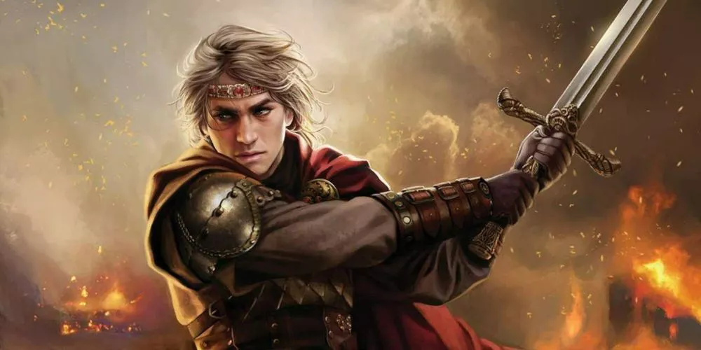 Aegon Targaryen Depicted In The Midst Of Battle