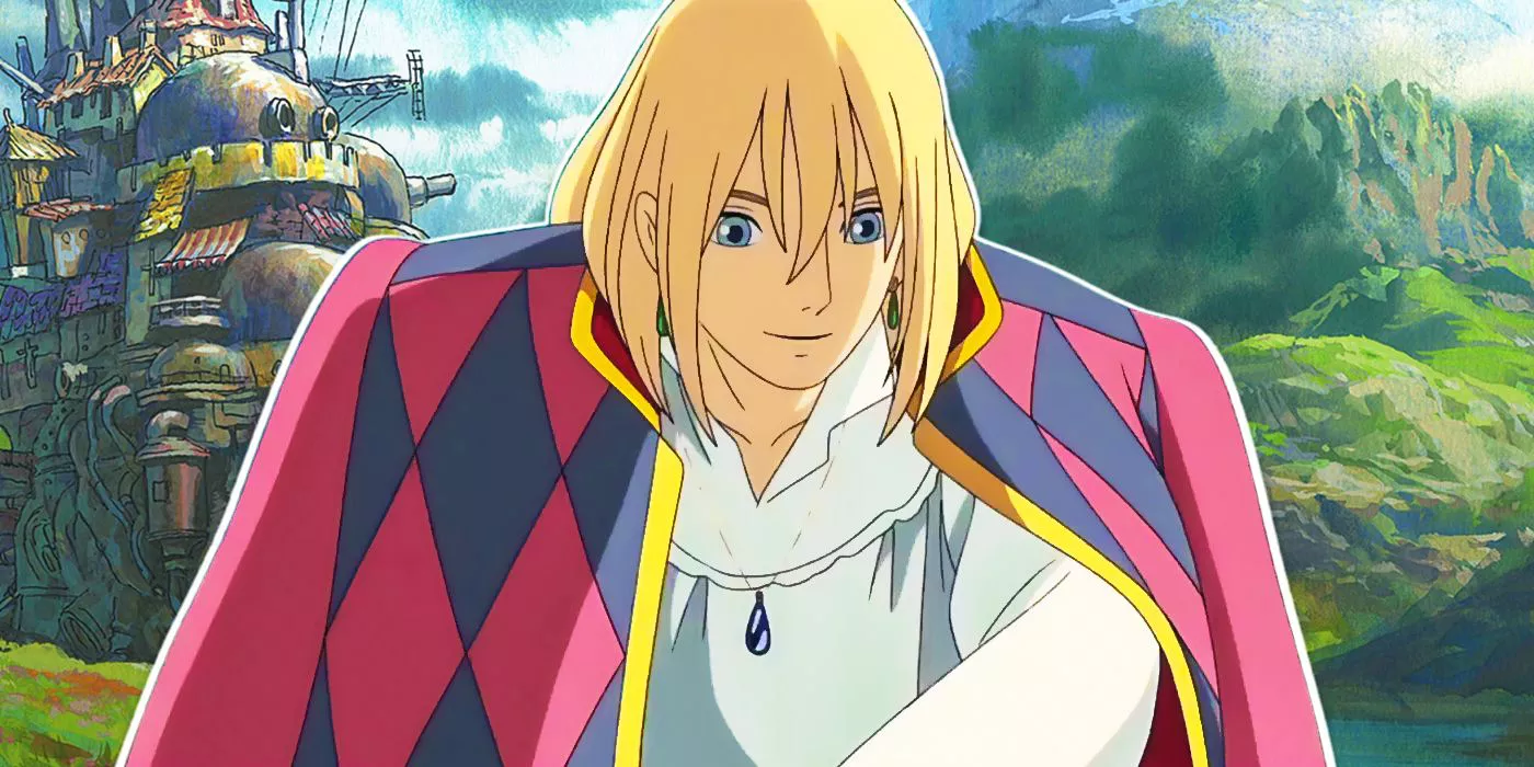 Howl looks benevolent in Howl's Moving Castle