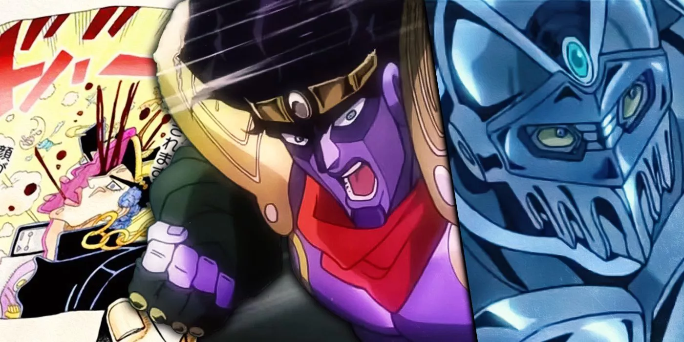 Thoth, Star Platinum and Silver Chariot in JoJo's Bizarre Adventure