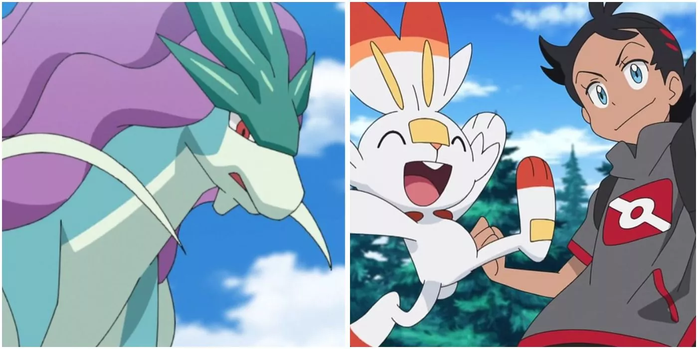 Pokémon Suicune Scorbunny Goh Feliz