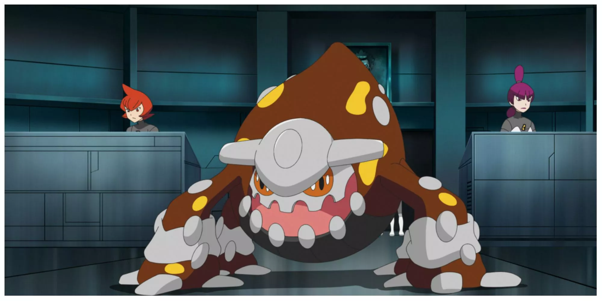 Heatran perteneciente al Team Galactic en el anime de Pokémon.