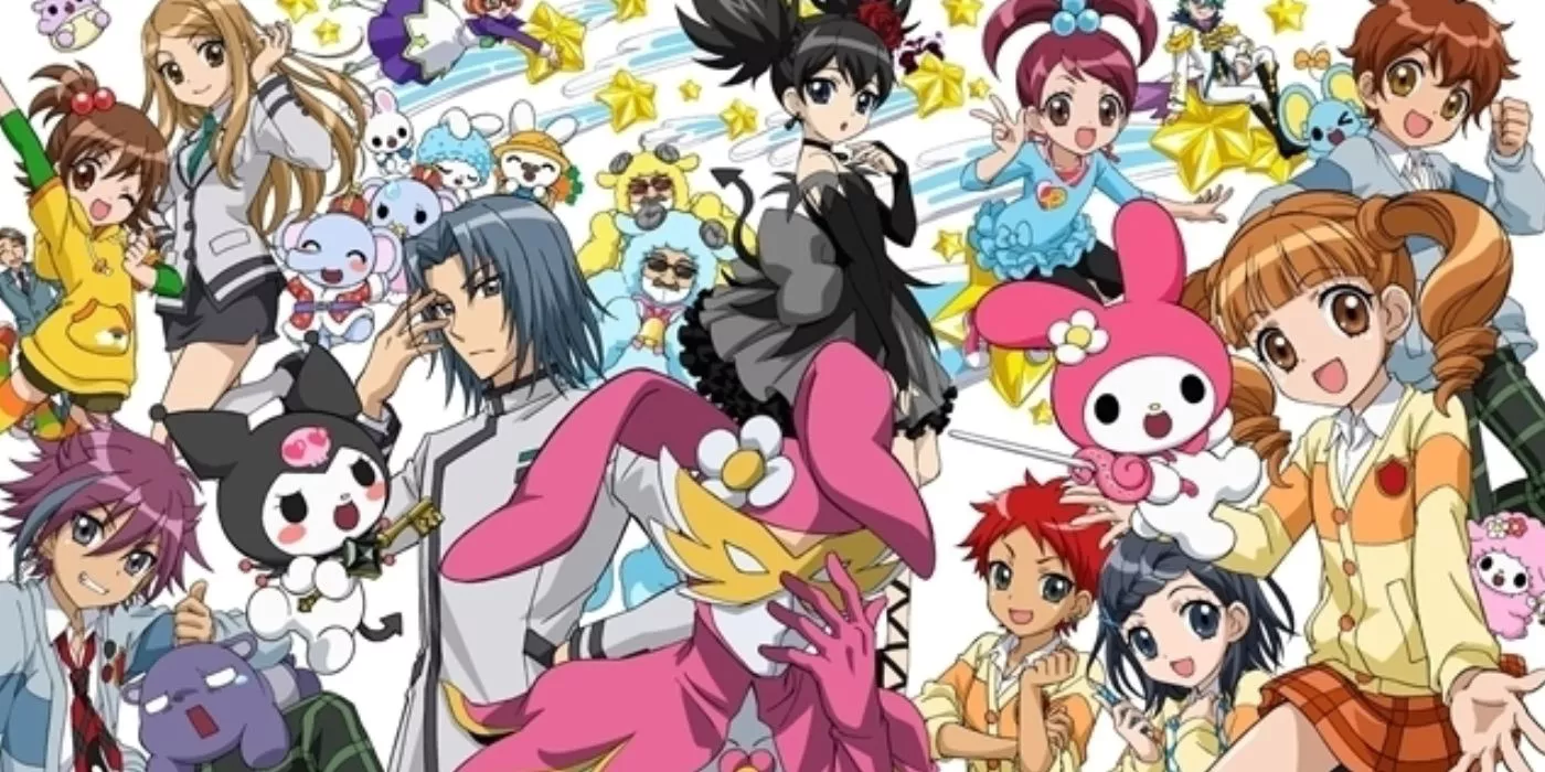 El elenco principal de Onegai My Melody